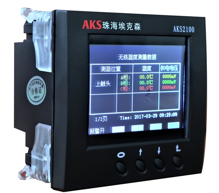 AKS2100無(wú)線(xiàn)傳感在線(xiàn)測(cè)溫單元